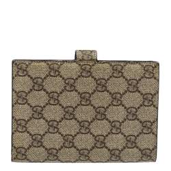 مملوكة مسبقًا جراب جواز سفر غوتشي كانفاس سوبريم جي جي بيج