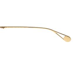 Pre Owned نظارة شمسية غوتشي كبيرة جي جي0436أس رمادية/ سوداء