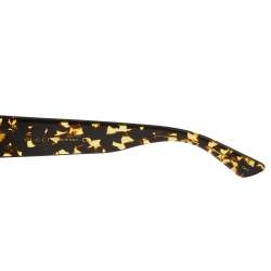 Pre Owned نظارة شمسية غوتشي جي جي0084أس ميتديرة غرادينت بني و هافانا غليتر