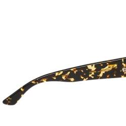 Pre Owned نظارة شمسية غوتشي جي جي0084أس ميتديرة غرادينت بني و هافانا غليتر