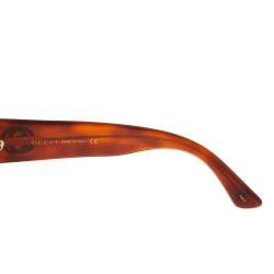 مملوكة مسبقًا Gucci Bicolor Shimmer/ Brown Gradient GG0083S Oversized Square Sunglasses