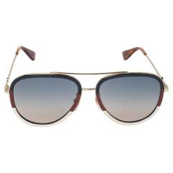 Gucci Multicolor Striped / Blue Gradient GG0062S Aviator