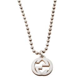 Gucci Men's Interlocking GG Pendant Necklace