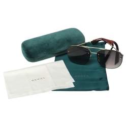 مملوكة مسبقًا Gucci Multicolor GG0227S Gradient Aviator Sunglasses