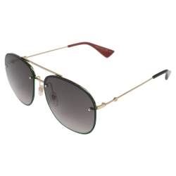 مملوكة مسبقًا Gucci Multicolor GG0227S Gradient Aviator Sunglasses