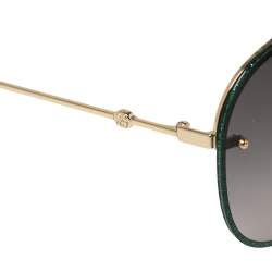 مملوكة مسبقًا Gucci Multicolor GG0227S Gradient Aviator Sunglasses
