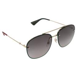 مملوكة مسبقًا Gucci Multicolor GG0227S Gradient Aviator Sunglasses