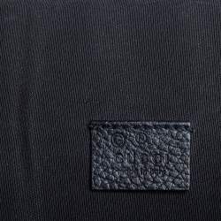 Pre Owned Gucci Burgundy/Black GG Neoprene and Leather Laptop Case