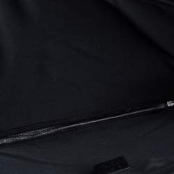 Pre Owned Gucci Burgundy/Black GG Neoprene and Leather Laptop Case