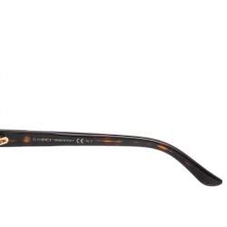 مملوكة مسبقًا Gucci Brown Tortoise GG 3538/S Gradient Oversize Sunglasses