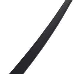 مملوكة مسبقًا حزام غوتشي جلد أسود مزين هورسبيت رفيع 90 سم