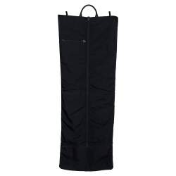 Pre Owned حقيبة غوتشي غارمنت نايلون وجلد أسود