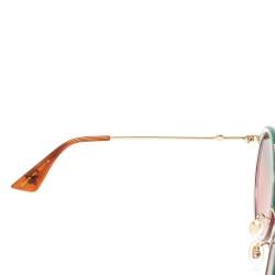 Gucci Multicolor Acetate GG0061S Double Gradient Round Sunglasses