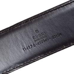 Pre Owned Gucci Pale Pink Guccissima Leather Interlocking G Buckle Belt 85CM