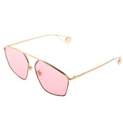 مملوكة مسبقًا نظارة شمسية غوتشي GG0437SA جيوميترك أسيتات وردي