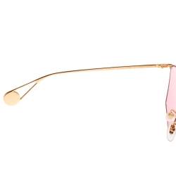 مملوكة مسبقًا نظارة شمسية غوتشي GG0437SA جيوميترك أسيتات وردي