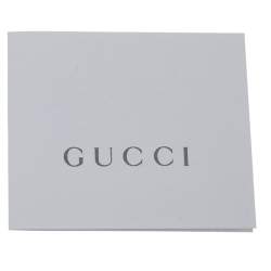 مملوكة مسبقًا Gucci Sterling Silver Logo Detail Bangle Bracelet
