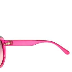 Pre Owned Gucci Pink/Pink Gradient GG0712S Oversized Sunglasses