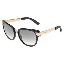 Pre Owned Gucci Black Acetate GG3651/S Gradient Cat Eye Sunglasses