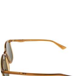 مملوكة مسبقًا نظارة شمسية غوتشي GG0265S بطبعة نمر بني/ متعددة الألوان متدرجة مربعة