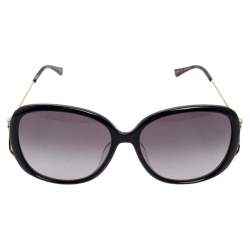 مملوكة مسبقًا Gucci Black Acetate GG0649SK Gradient Oversized Sunglasses 