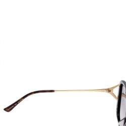 مملوكة مسبقًا Gucci Black Acetate GG0649SK Gradient Oversized Sunglasses 