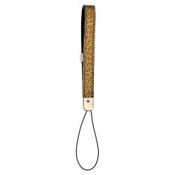 Gucci Metallic Leather Phone Strap
