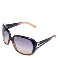 مملوكة مسبقًا نظارة شمسية غوتشي GG3099 / S ثنائية اللون مستطيلة ومتدرجة 