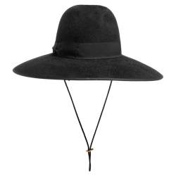 Pre Owned Gucci Black Rabbit Felt Cowboy Hat L 