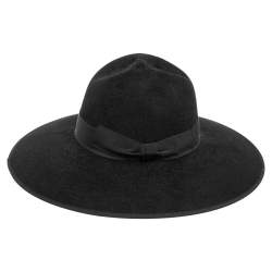 Pre Owned Gucci Black Rabbit Felt Cowboy Hat L 