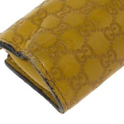 Gucci Lime Guccissima Leather Pencil Pouch