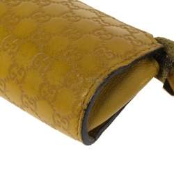 Gucci Lime Guccissima Leather Pencil Pouch