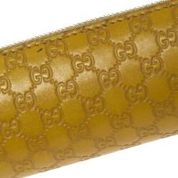 Gucci Lime Guccissima Leather Pencil Pouch