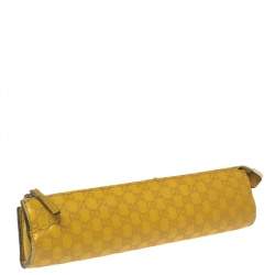 Gucci Lime Guccissima Leather Pencil Pouch