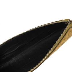 Gucci Lime Guccissima Leather Pencil Pouch