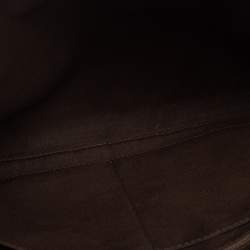 مملوكة مسبقًا Gucci Beige GG Supreme Canvas Portfolio Document Case