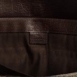 مملوكة مسبقًا Gucci Beige GG Supreme Canvas Portfolio Document Case