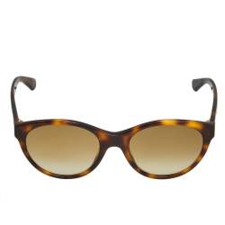 Pre Owned نظارة شمسية غوتشي GG0419S متدرج بني / بني