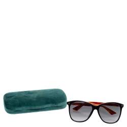 مملوكة مسبقًا Gucci Black & Havana/ Grey Gradient GG0024S Wayfarer Sunglasses