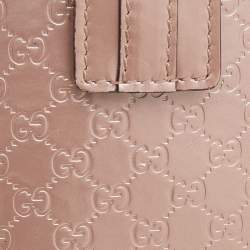 Pre Owned Gucci Beige Microguccissima Patent Leather iPhone 3&4 Case