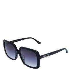 Pre Owned نظارة شمسية غوتشي  GG0728SA سوداء / رصاصي متدرجة مربعة