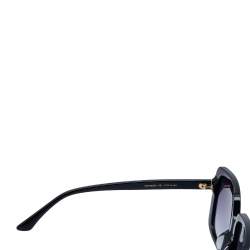 Pre Owned نظارة شمسية غوتشي  GG0728SA سوداء / رصاصي متدرجة مربعة