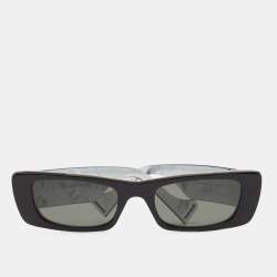 Pre Owned نظارة شمسية غوتشي GG0516S سوداء مستطيلة 