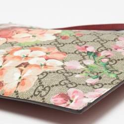 مملوكة مسبقًا حقيبة صغيرة غوتشي كانفاس نقشة زهور  جي جي سوبريم وسويدي متعددة الألوان