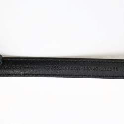 Pre Owned حزام غوتشي جلد أبيض جي جي متداخل 100 سم