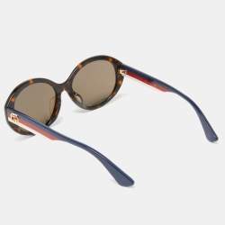 مملوكة مسبقًا Gucci Havana Brown GG0279SA Oval Sunglasses
