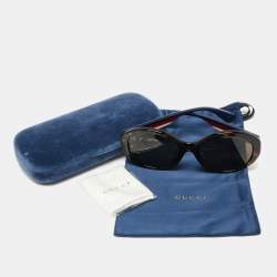 مملوكة مسبقًا Gucci Havana Brown GG0279SA Oval Sunglasses