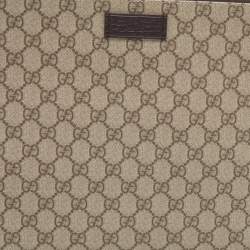 Gucci Beige/Ebony GG Supreme Canvas Portfolio