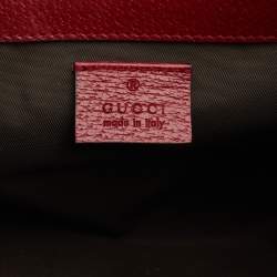 Gucci Multicolor Tian GG Supreme Canvas and Leather Cosmetic Pouch