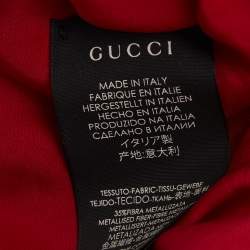Pre Owned Gucci Metallic Rainbow GG Supreme Turban